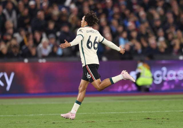 【英超】阿诺德传射 利物浦2比3西汉姆联遭赛季首败